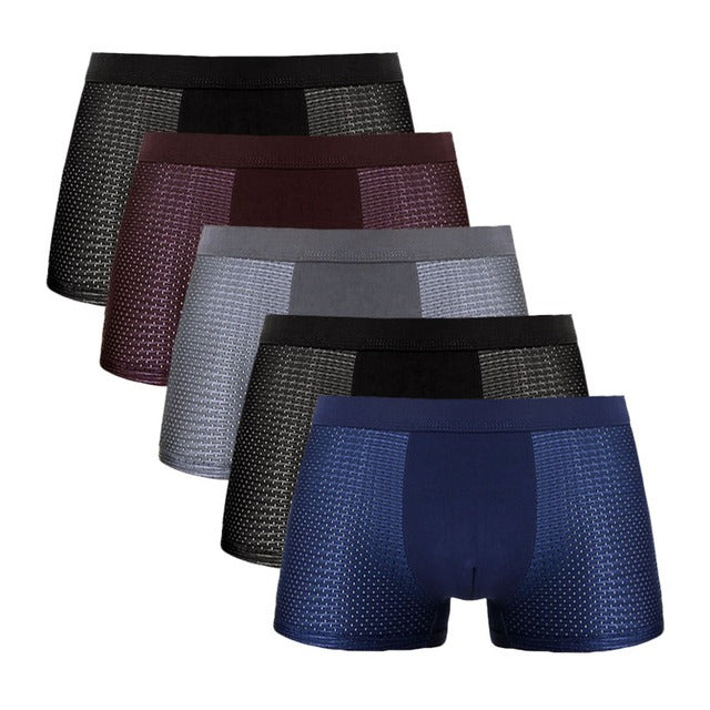 10 Pack Bamboo Fiber Boxer