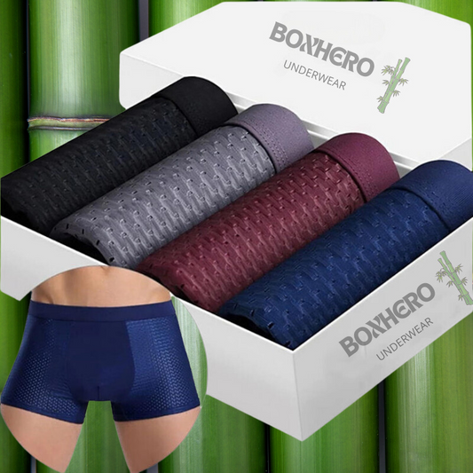 Kit 10 Boxers en Fibre de Bambou